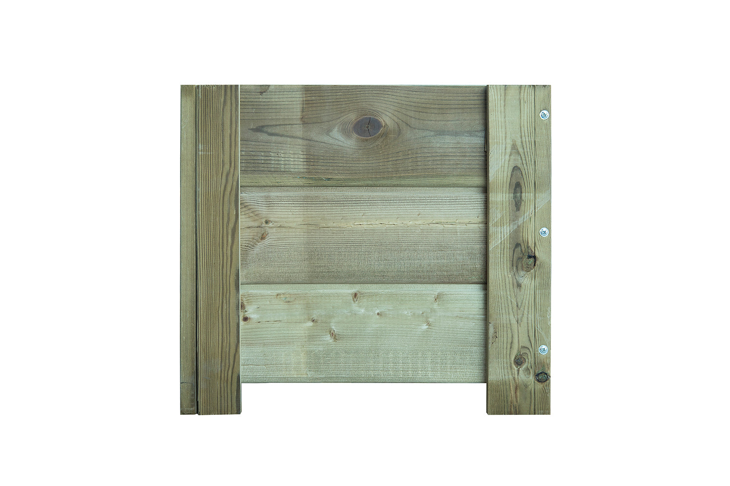 Macetero Elche Cuadrado De Madera Tratada Autoclave Riesgo Iv De 60 X 60 X 52 Cm 105l Para Exterior.._2