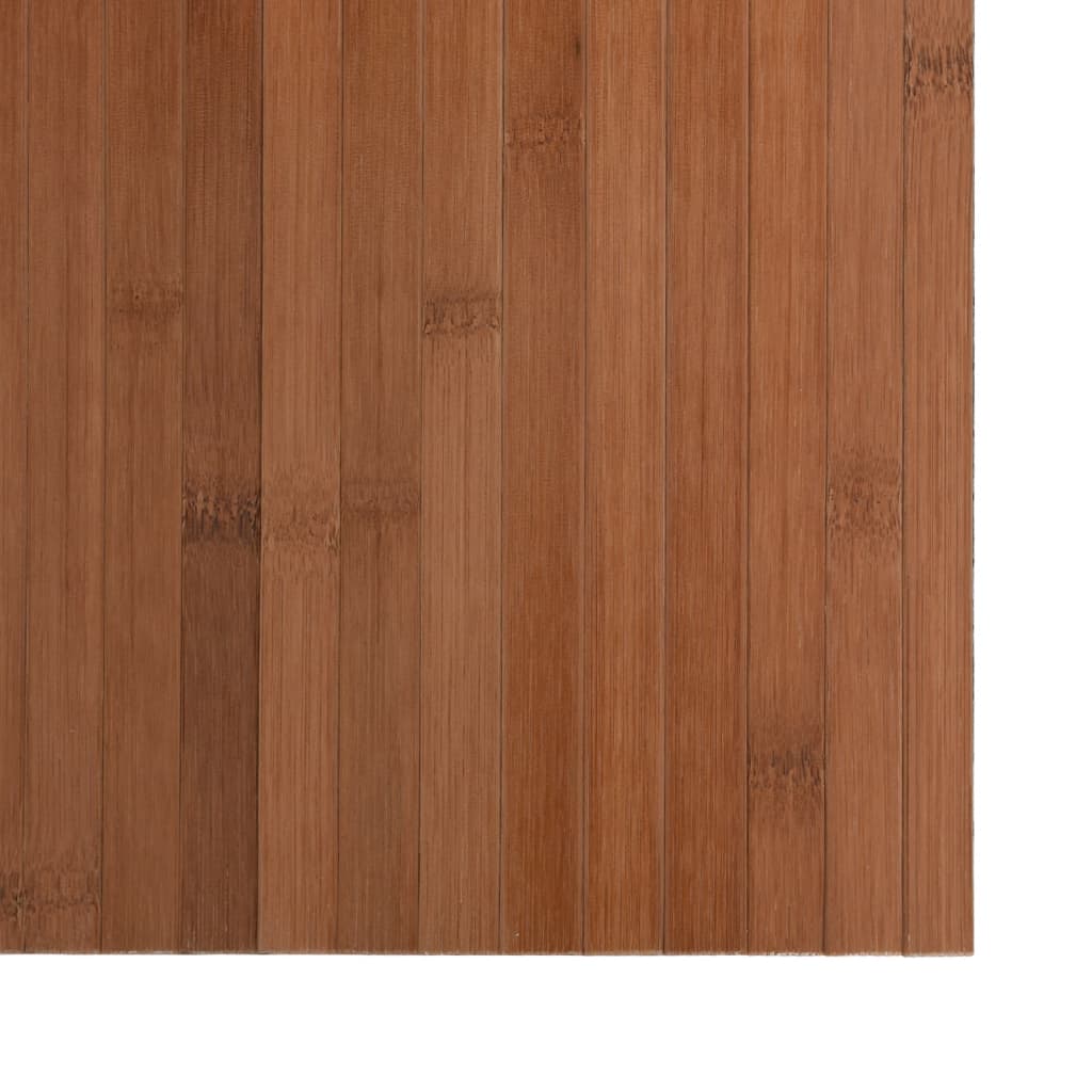 Alfombra Rectangular Bambú Marrón 100x300 Cm / Vetonek_0