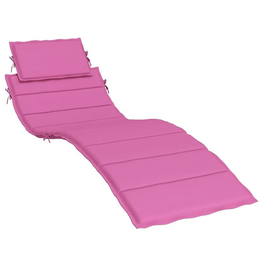 Vidaxl Cojín De Tumbona Tela Oxford Rosa_0
