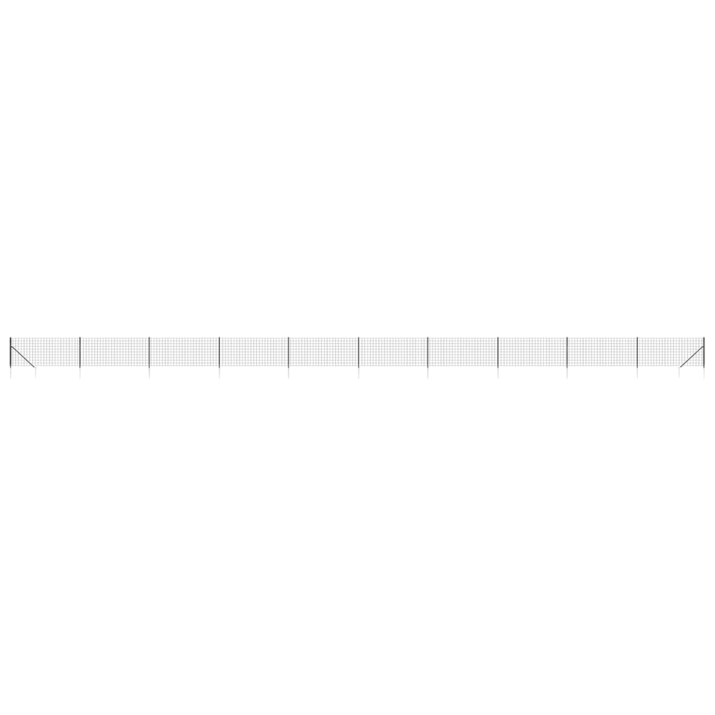 Cerca De Alambre Con Pinchos De Anclaje Gris Antracita 0,8x25 M / Vetonek_2