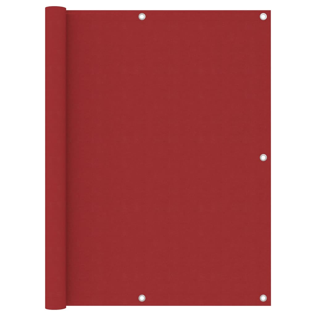 Vidaxl Toldo Para Balcón Tela Oxford Rojo 120x400 Cm_0