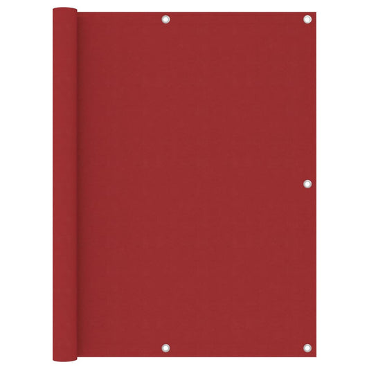 Vidaxl Toldo Para Balcón Tela Oxford Rojo 120x400 Cm_0