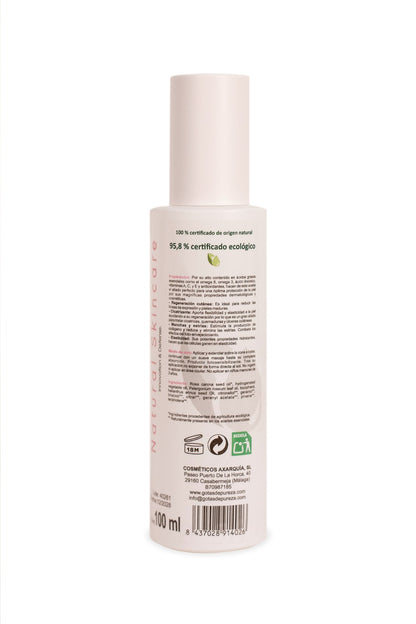 Aceite Ecológico Corporal de Rosa Mosqueta Gotas de Pureza 100 ml_1