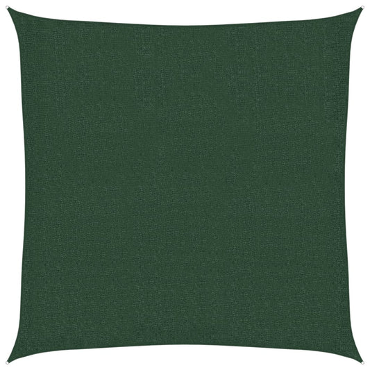 Toldo De Vela Hdpe Verde Oscuro 160 G/m² 3,6x3,6 M_0