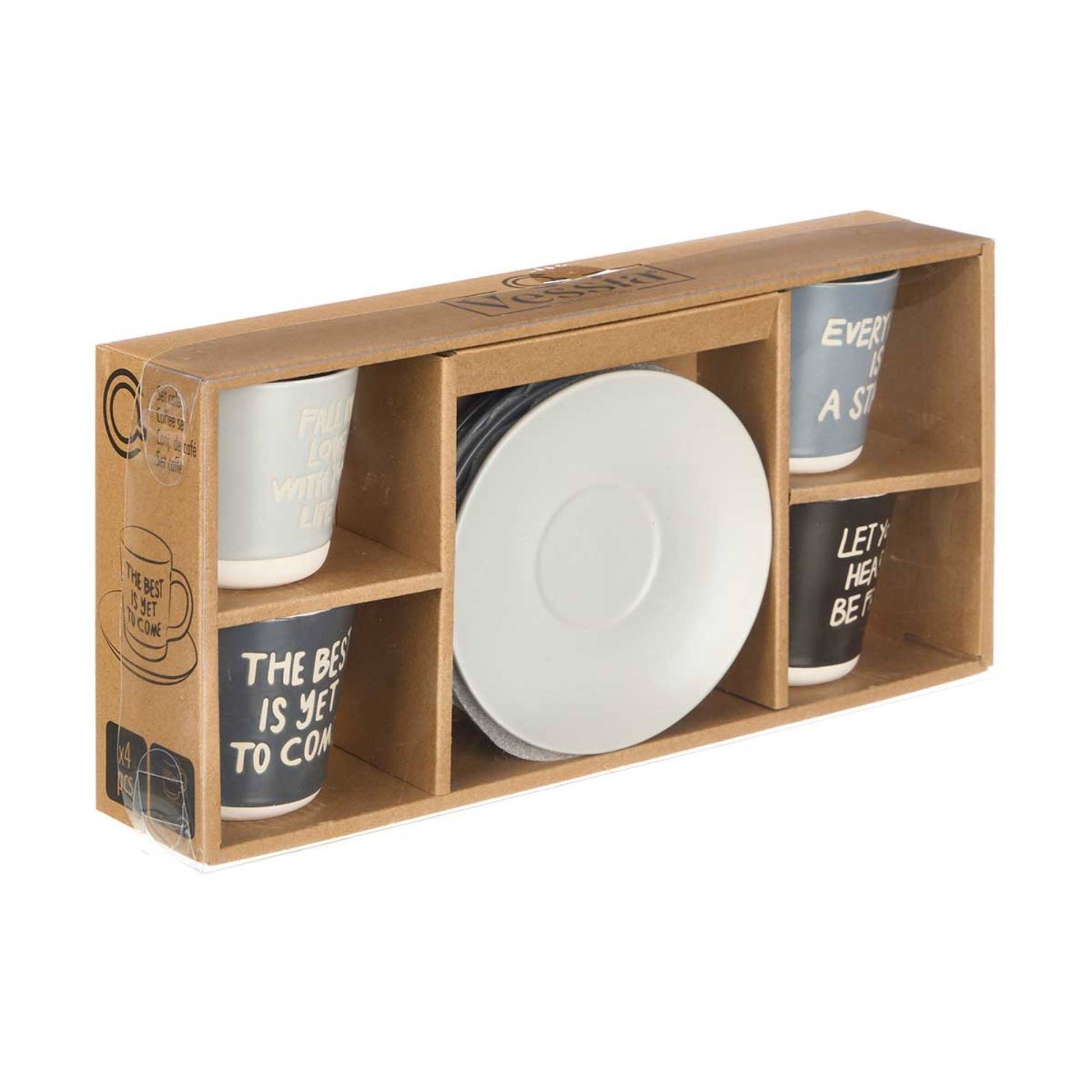 Set 4 Tazas 180 Ml Surt 4 Modelos Colección Vessia_2