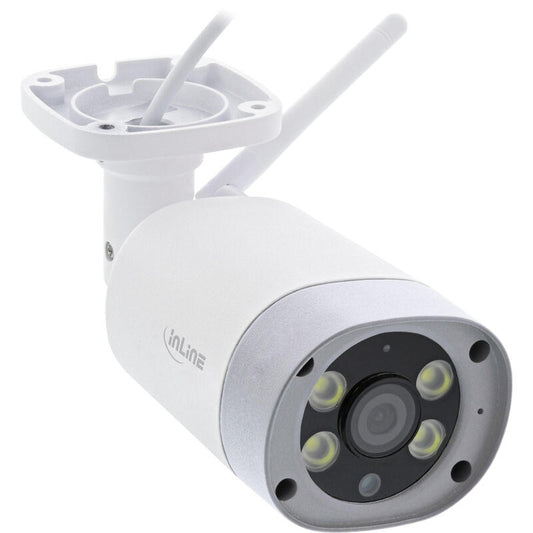 Cámara Exterior Inline Smart Home Hd Con Luces Led, Ip66_0