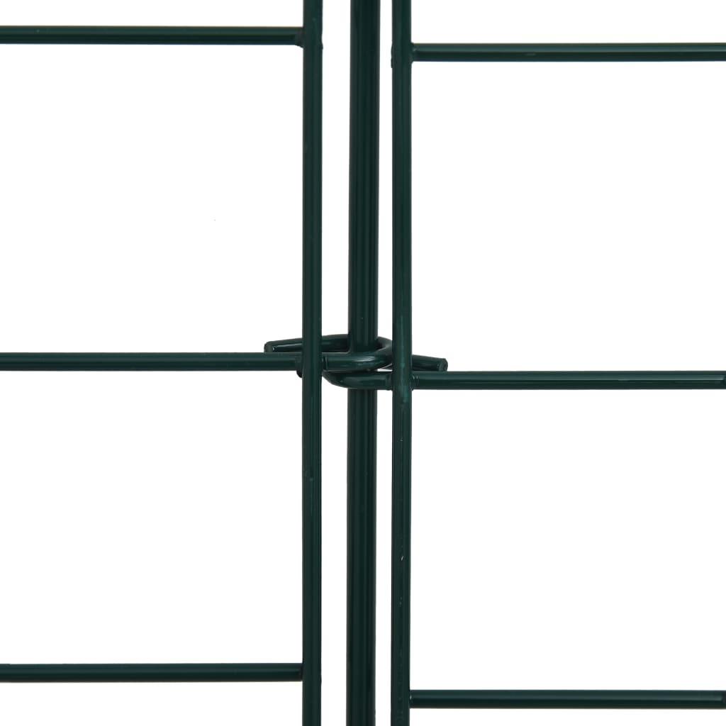 Set De Valla De Jardín Arqueada Verde 77,3x26 Cm / Vetonek_3