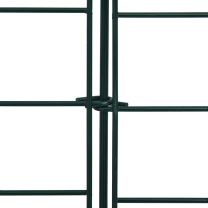 Set De Valla De Jardín Arqueada Verde 77,3x26 Cm / Vetonek_3