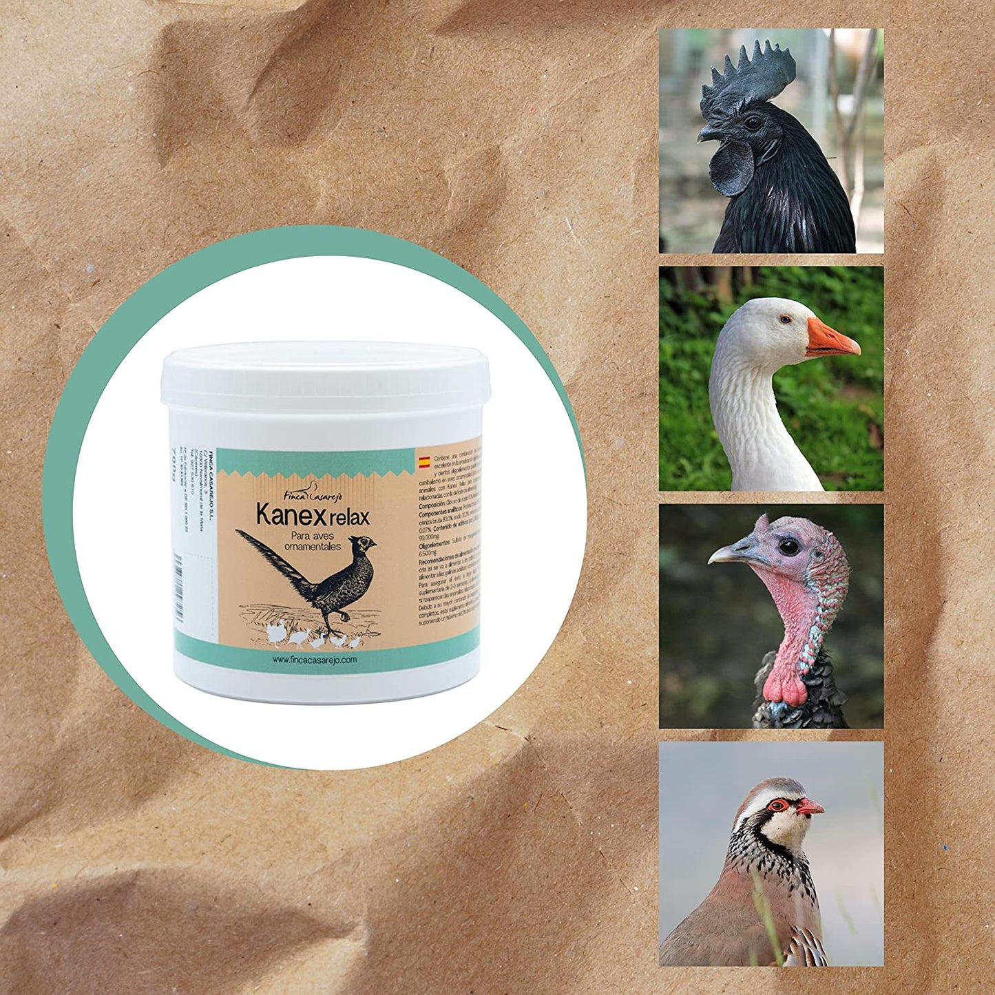 Suplemento Anti Picaje Para Aves De Corral – Kanex Relax 700 G - Minerales Y Vitaminas Para Gallinas, Faisanes, Pollitos_3