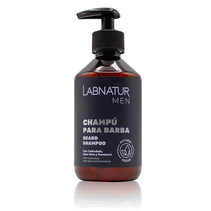 Champú Barba Y Bigote Labnatur | Limpieza Y Cuidado Facial Masculino | Suavidad Y Frescor | Uso Diario | 100 Ml_0