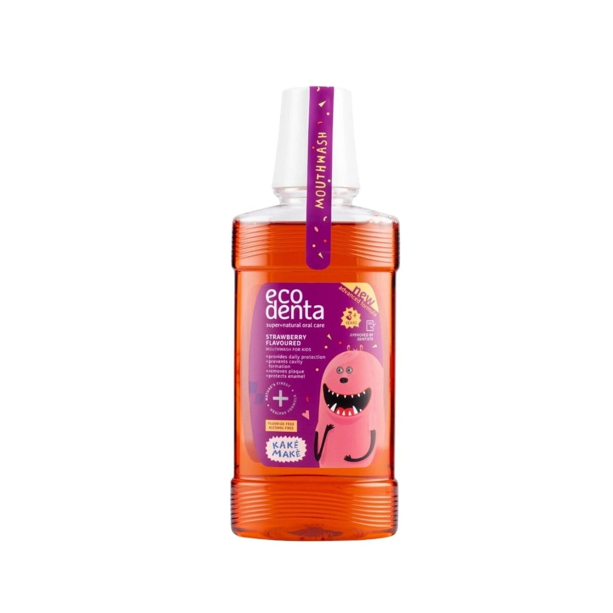 Enjuague bucal Infantil sabor Fresa EcoDenta 250 ml