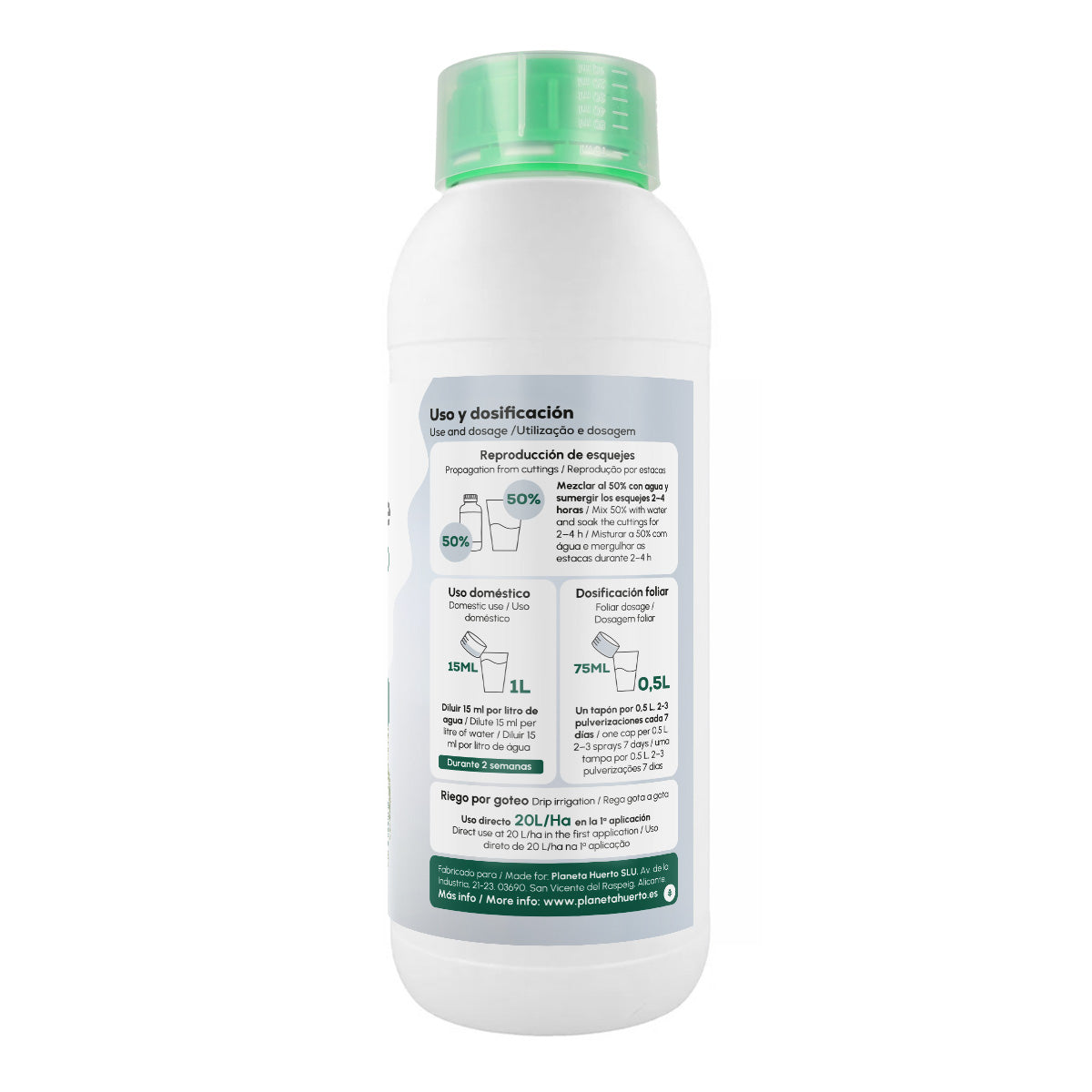 Enraizante Líquido Eco Planeta Huerto 1L