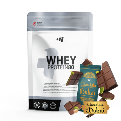 Whey Protein80 - 500g - Chocolate Dubái - Aumenta La Masa Muscular - Masmusculo_0