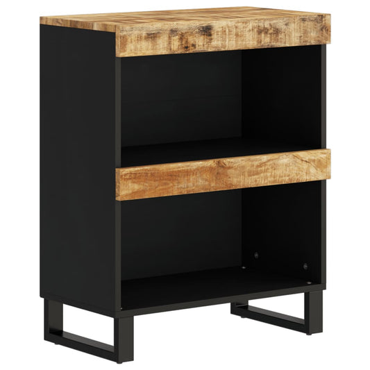 Armario Auxiliar Madera Maciza De Mango 60x33x75 Cm_0