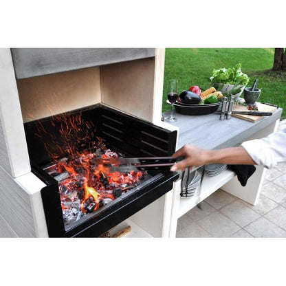 Barbacoa Venit Flex Carbón y Leña con bancada Tuozi