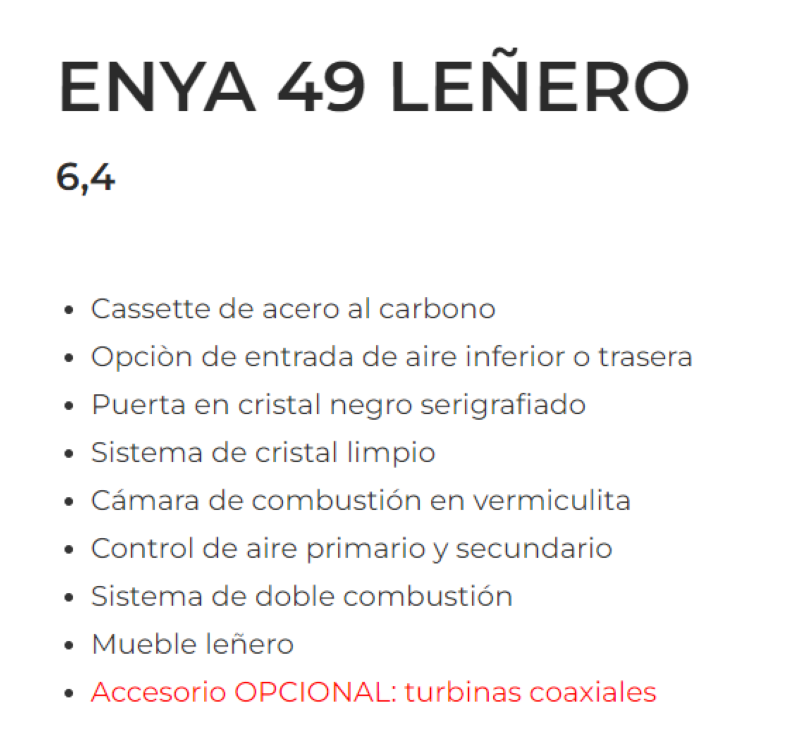 Bricosol Estufa De Leña Ferlux Modelo Enya 49_1