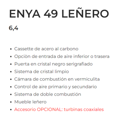 Bricosol Estufa De Leña Ferlux Modelo Enya 49_1