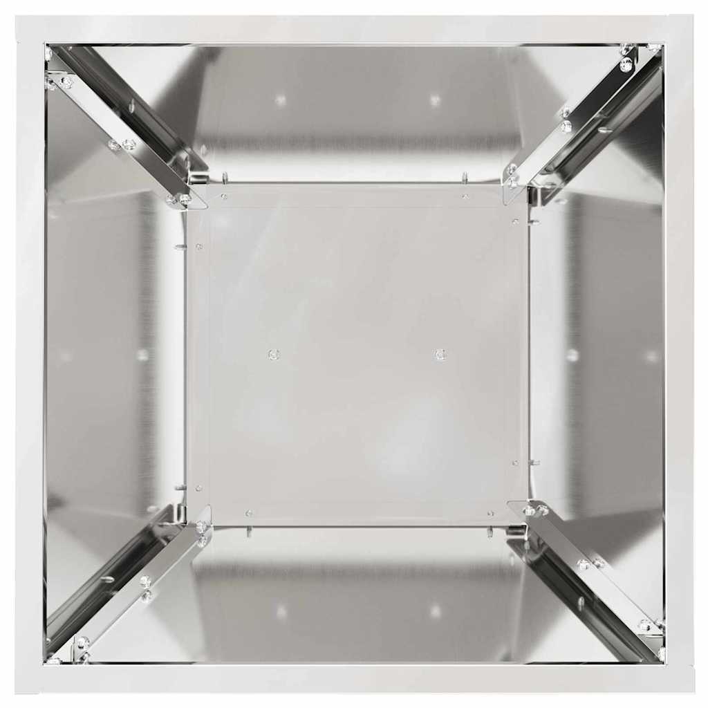 Maceta Pilar Plateado 35 X 35 X 73 Cm_5