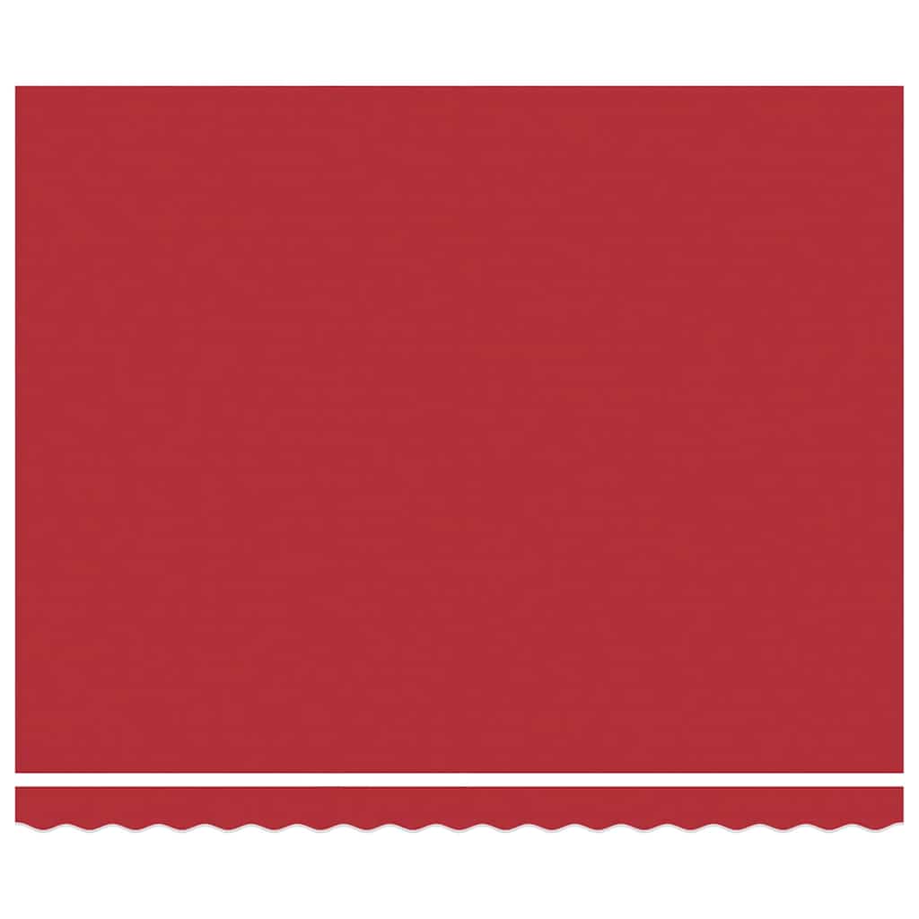 Toldo Retráctil Rojo 400 X 300 Cm Tela Y Aluminio_5