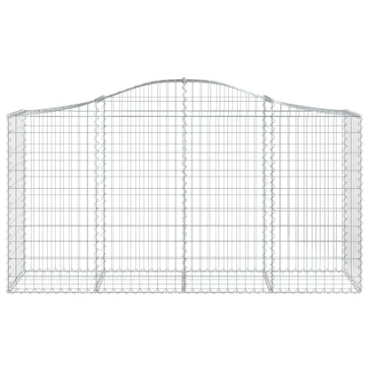 Cestas De Gaviones 6 Uds Forma De Arco Hierro 200x50x100/120 Cm_3