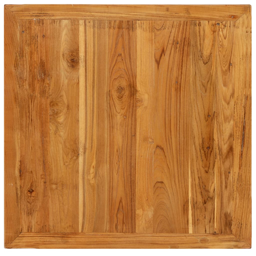 Mesa Alta De Bar Teca Maciza Reciclada 60x60x107 Cm_3