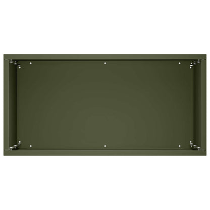 Macetero De Jardín 2 Uds. Verde Oliva 40 X 20 X 50 Cm_4