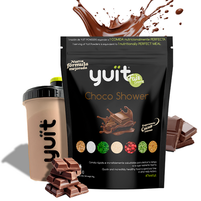 Choco Shower · Comida completa en polvo: Nutrición equilibrada en segundos. Mezcla, bebe y sigue con tu día._0