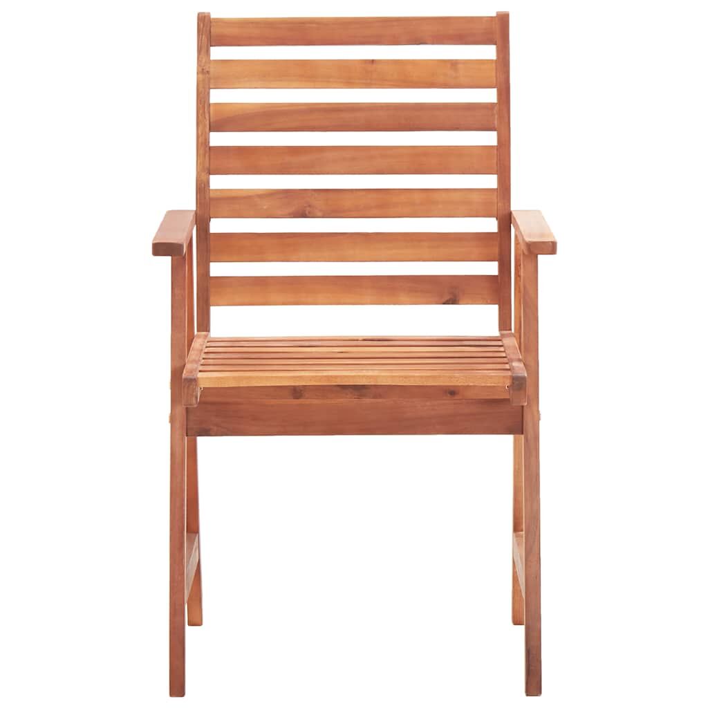 Vidaxl Sillas Comedor De Jardín Y Cojines 2 Uds Madera Maciza Acacia_3