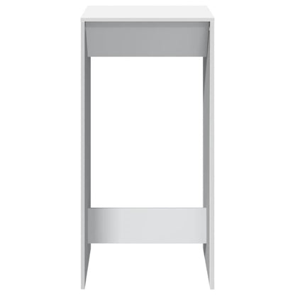 Mesa Alta De Bar Madera De Ingeniería Blanca 51x50x103,5 Cm_2