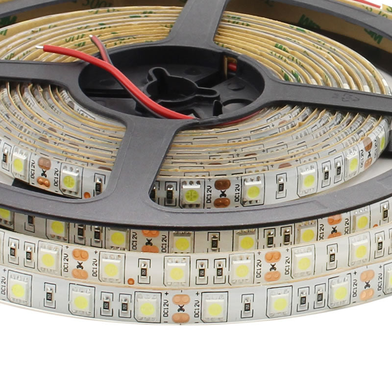 Tira Led Monocolor Hq Smd5050, Dc12v, 5m (60 Led/m), 72w, Ip65, Blanco Neutro_4
