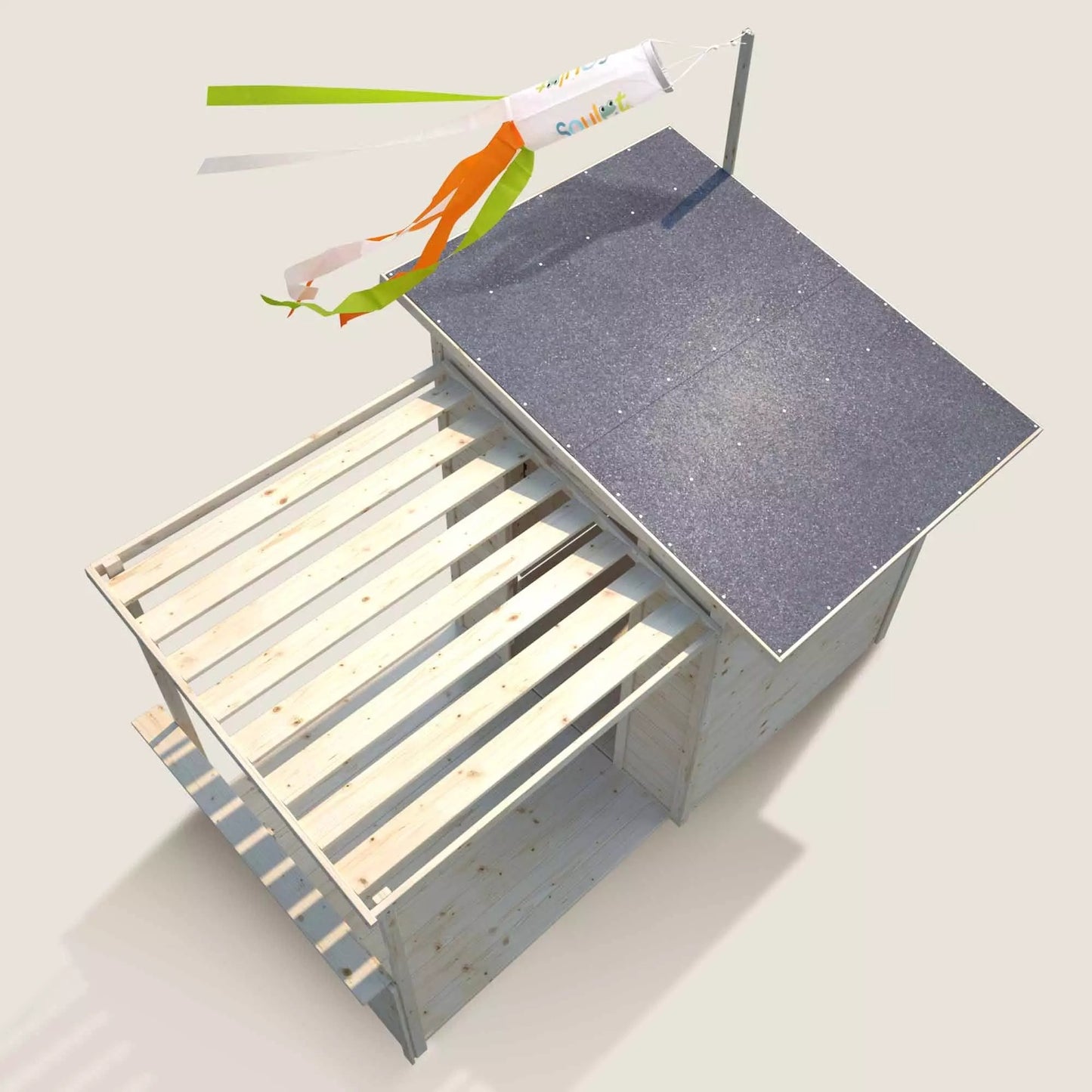 Casita infantil de madera con pérgola Santa Barbara Soulet