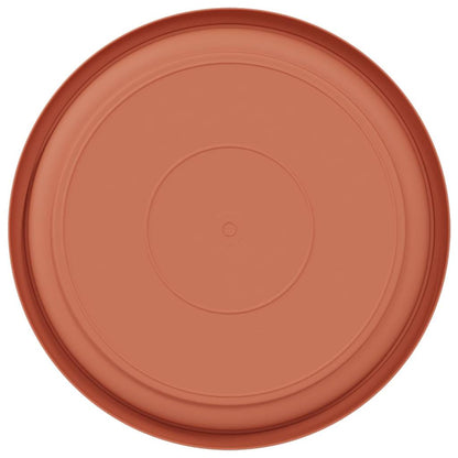 Bandeja Redonda Para Flores 24 Uds. Rojo Ladrillo Ø 19 X 2 Cm_5