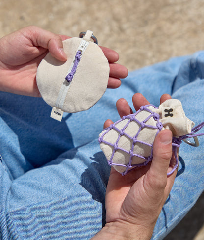 Cafide Bolsa De Chucherías De Material Reciclado Violeta. Modelo Ona.