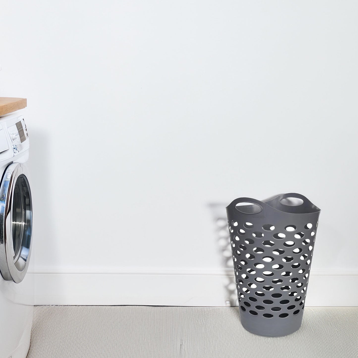 Wellhome - Cesto Para La Colada Gris 60l_2