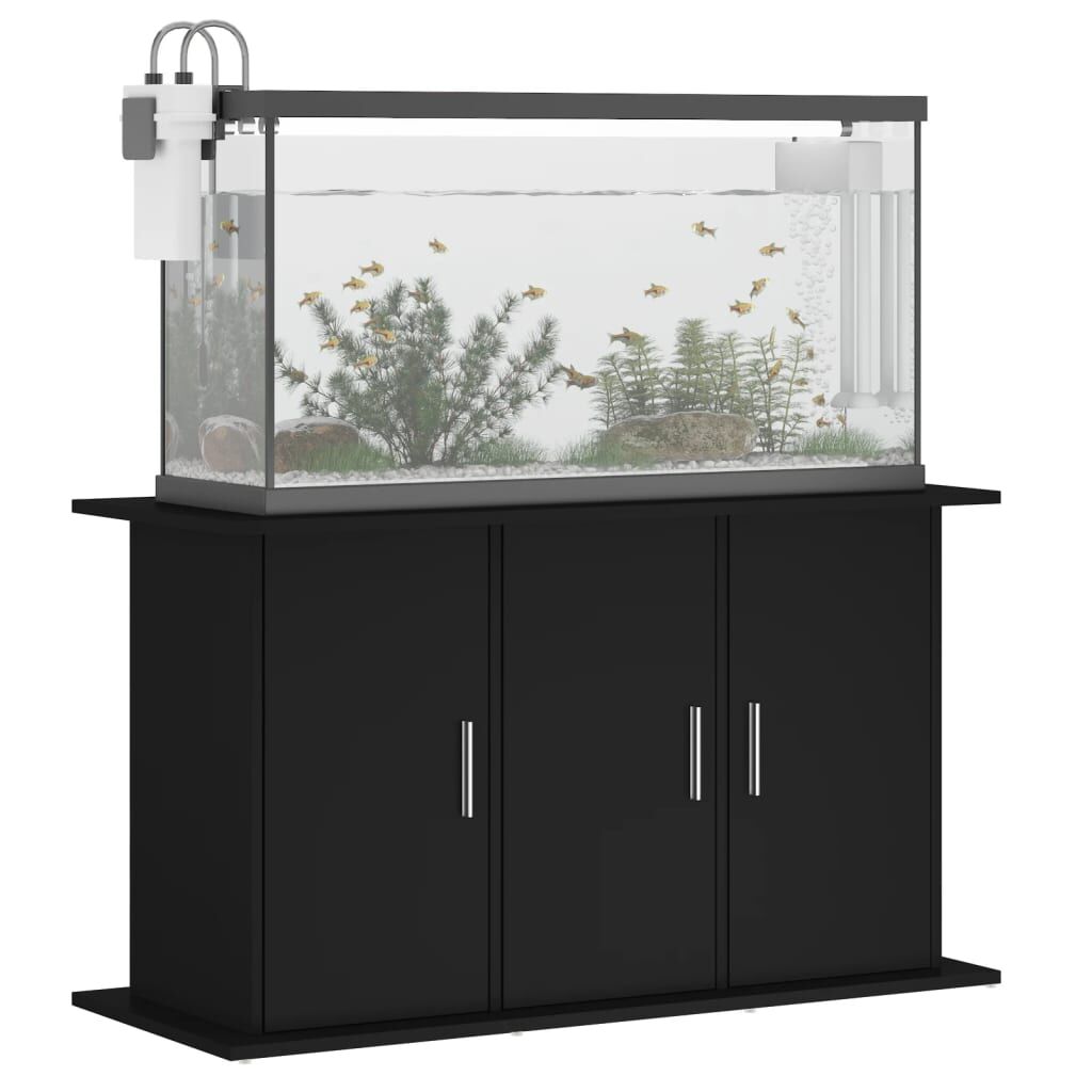 Vidaxl Soporte Para Acuario Madera De Ingeniería Negro 101x41x58 Cm_3
