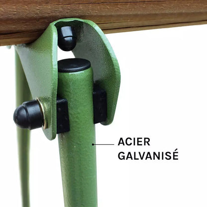 Balancín de metal con asiento para columpio Soulet