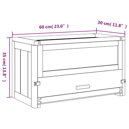 Vidaxl Jaula Para Hámster Madera Maciza Abeto 60x30x35 Cm_2