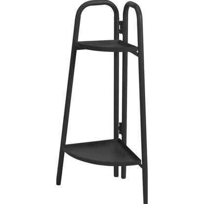 Estanteria Rinconera Acero Plantas Gris Mate Claro