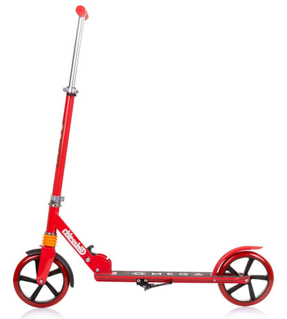 Patinete Infantil Omega Hasta 100 Kg Plegable Y Ruedas De 20mm Red_1
