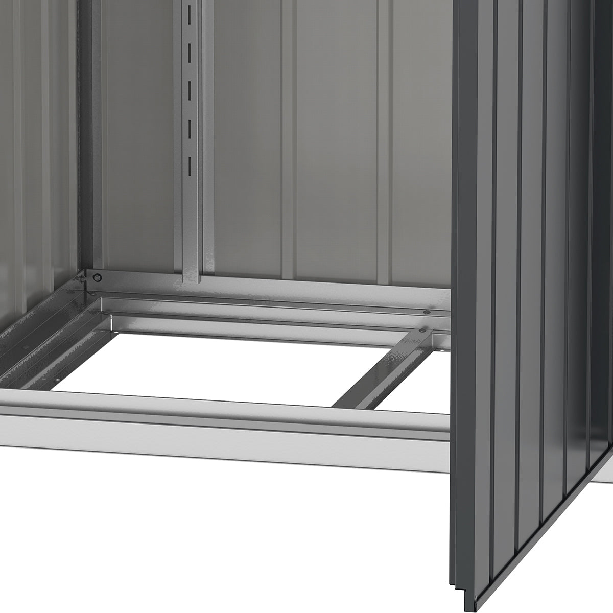 Armario Alto Palladium 1 Puerta Gris Antracita_2