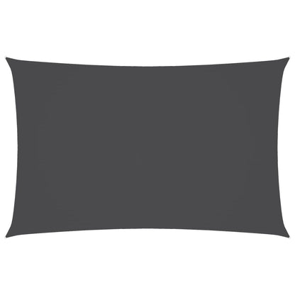 Vidaxl Toldo De Vela Rectangular Tela Oxford Gris Antracita 2,5x5 M_0