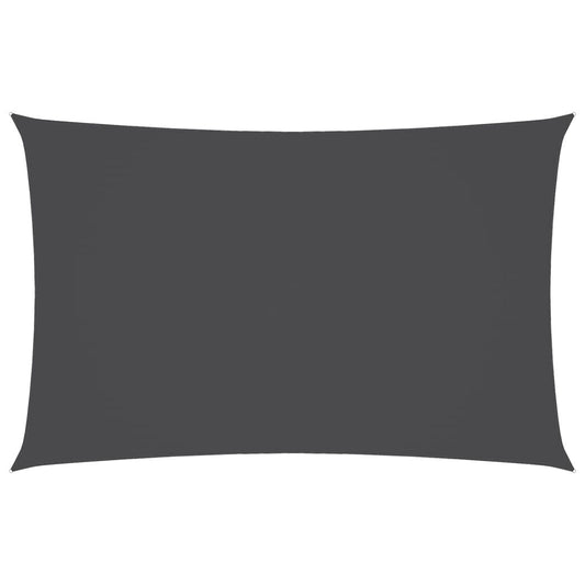 Vidaxl Toldo De Vela Rectangular Tela Oxford Gris Antracita 2,5x5 M_0