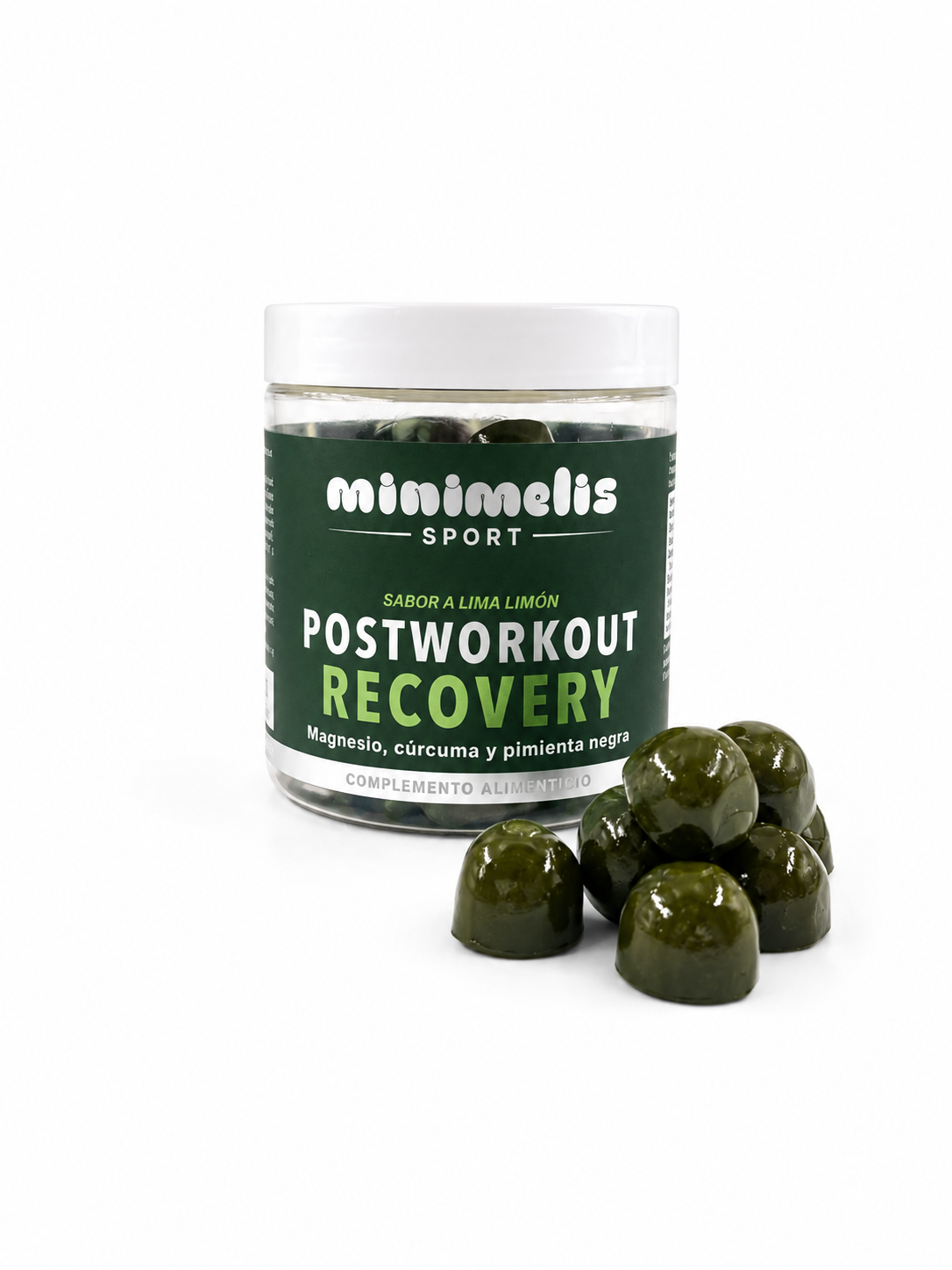 Gominolas Postworkout Recovery Con Magnesio, Cúrcuma Y Pimienta Negra Sabor Lima Limon 60 Ud_1