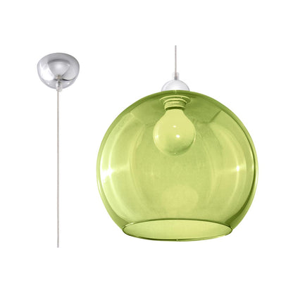 Lámpara Colgante Ball Verde, E27_0