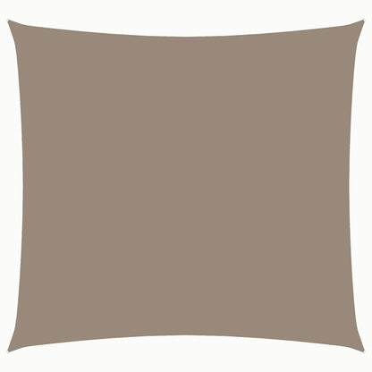 Vidaxl Toldo De Vela Cuadrado Tela Oxford Gris Taupe 3,6x3,6 M_0