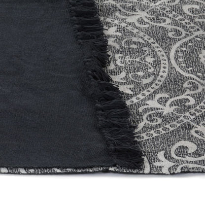 Vidaxl Alfombra De Algodón Kilim 120x180 Cm Estampado Gris_3