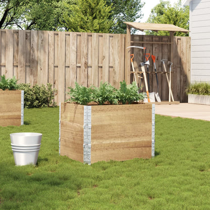 Jardinera De Madera Maciza De Pino 80x60 Cm_1