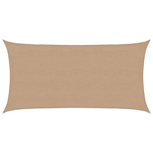 Vidaxl Toldo De Vela Hdpe Gris Taupe 160 G/m² 4x7 M_0
