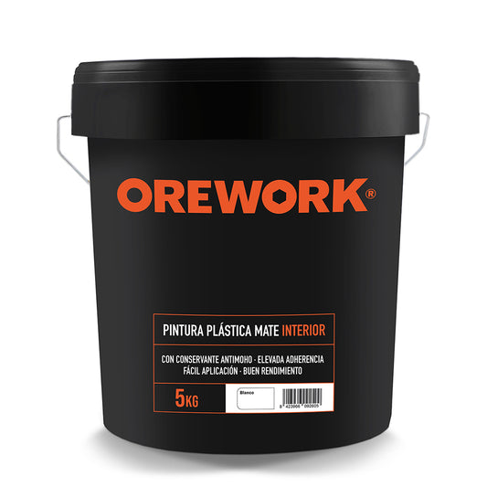 Pintura Plástica Mate Para Interior - Blanco - 5 Kg_0