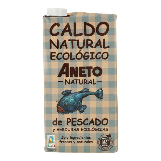 Caldo natural de pescado con verduras ECO Aneto 1L